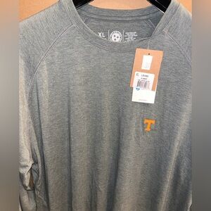 NWT Volunteer Traditions Power T Active XL Heather Gray Tennessee Vols Shirt New